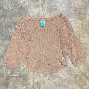 Y2k Knit Hip Knit Crop Sweater